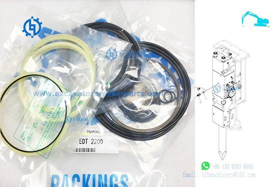NBR PU EDT2200 Hidrolik Breaker Seal Kit U Packing