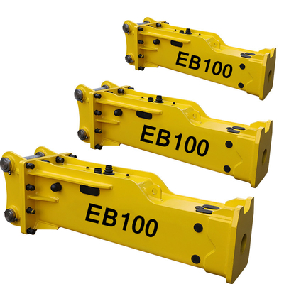 EB100 Hydraulic Breaker Hammer Untuk 10 ~ 15 Ton PC100 PC120 ZX120 CATEEEE312B SH120 Excavator
