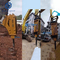 Tipe Terbuka Pemecah Batu Hidrolik Jack Hammer SB50 SOOSAN Untuk Aksesoris Konstruksi Excavator 11-16 Ton