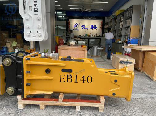 Silence EB140 Hydraulic Hammer untuk 18-26 Ton Excavator Attachment Breaker Suit SB81 dengan Alat Pahat 140mm