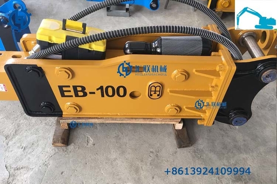 1000 Kgs Hydraulic Rock Hammer Untuk Excavator 11-16T SB50 Pahat 100mm EB100