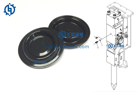 Diafragma Pemutus Hidraulik Ringan HB700 Furukawa Breaker Parts Ramah Lingkungan