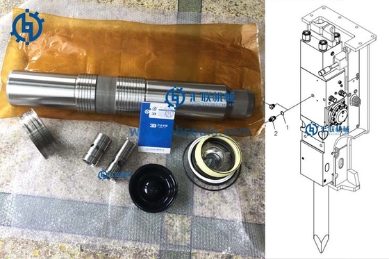 HB20G Hidrolik Breaker Spare Parts Hammer Piston Bush Seal Kit Bagian Diafragma
