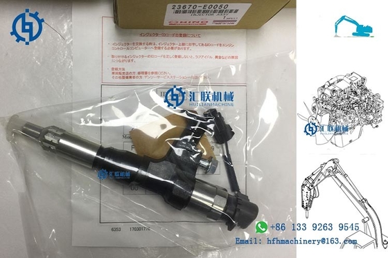 J05E Mesin Diesel Injector 23670-E0050 Suku Cadang Mesin Hino Kondisi Baru