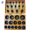 CATEEEE Excavator Cylinder Repair Oil Seal Kit Track Adjuster Seal Penggantian O Ring Rubber Box
