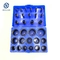 Karet O Ring Kit Set Penyegelan Silinder Hidrolik Excavator O Ring Kit NBR O-Ring Kotak Biru